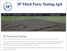 Tablet Screenshot of 3ptest.dk